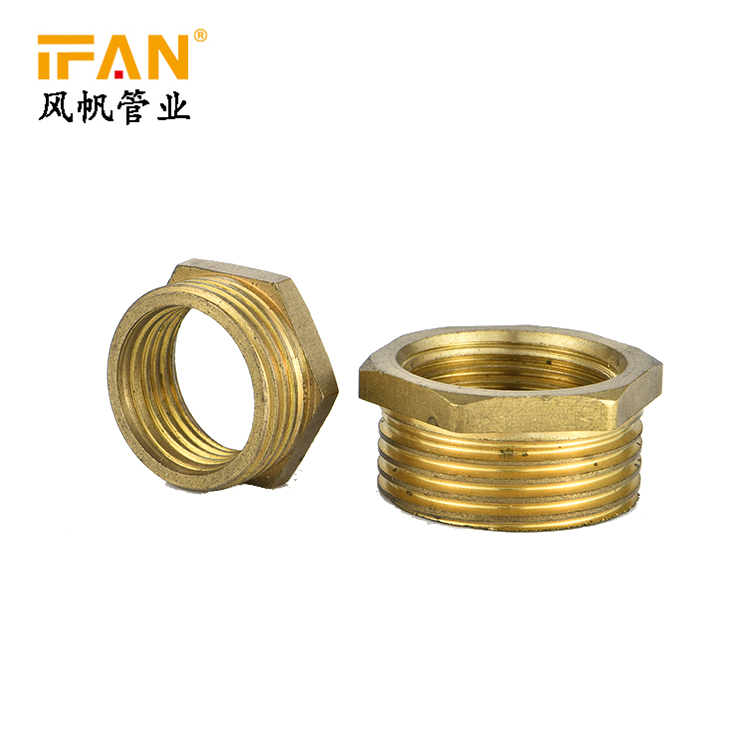 Hot sell Bronze Reducing Bush 1/4 - 2inch Brass Bushing for copper pipe