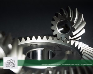 Right <b>Hand</b> Spiral Bevel Gear Transmission New Steel Crown Wheel and Pinion - Product Image 3