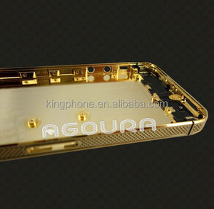 Para iPhone carcasa de repuesto de oro real genuino accesorios de teléfono móvil Venta caliente y carcasa de teléfono móvil de alta calidad - Product Image 4