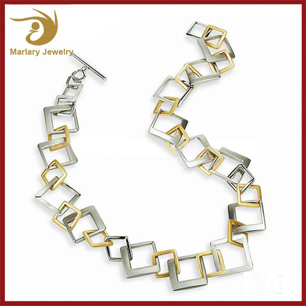 2017 En Acier Inoxydable Tour de Cou Déclaration Collier Bijoux Pour Les Femmes, dubaï Plaqué Or À La Mode Bijoux En Gros