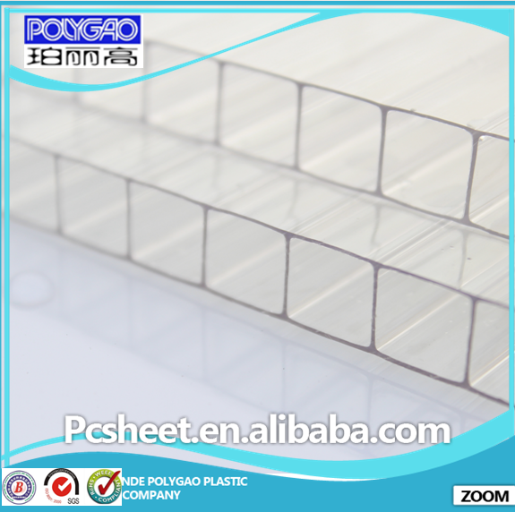 Polycarbonate feuille de soleil pc matériaux de toiture pc auvent