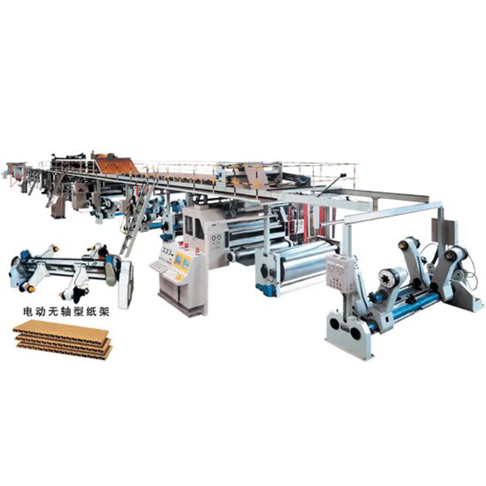 Professional manufacturer 2/3/5/7ply corrugated paperboard production line