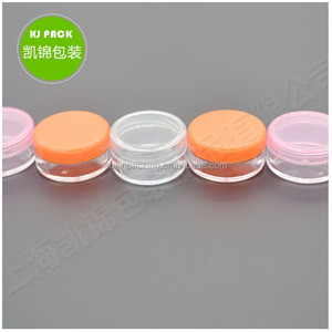 3g 5g PS clair/blanc injection pot en <span class=keywords><strong>plastique</strong></span>, de Qualité <span class=keywords><strong>Alimentaire</strong></span> en <span class=keywords><strong>plastique</strong></span> cosmétique <span class=keywords><strong>emballage</strong></span> crème pot - Product Image 5