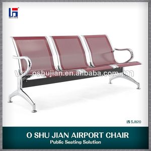 moderno más barato 3 asiento de metal silla pública - Product Image 1