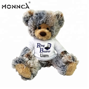 Monnca <span class=keywords><strong>Peluche</strong></span> Arcobaleno Teddy Bear Piccolo Nomi <span class=keywords><strong>Con</strong></span> Il Vestito - Product Image 1