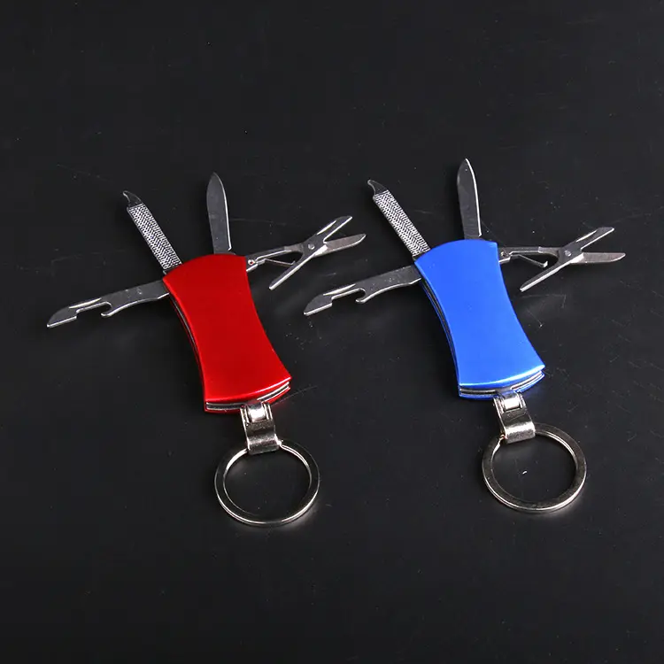 Multitool knife Engraved multi tool keyring Multi Tool 4-in-1 EDC Keychain