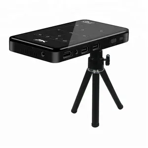 Proyector DLP inalámbrico inteligente Android Super Mini Home Cinema 4K HD LED Ce China Precio de fábrica Proyector de teléfono Android 6,0