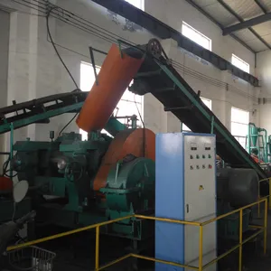 Rubber powder produce used tire rubber recycling machine rubber crusher for sale
