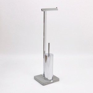 Rouleau de toilette et brosse en métal, Tube en métal, 1 pièce, meilleure vente - Product Image 2