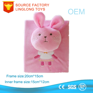 3D de dibujos animados gris Fuzz lindo elefante de peluche DIY álbum de fotos - Product Image 4