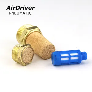 Air-Sickness Semua Bahan Kuningan Pneumatik Muffler