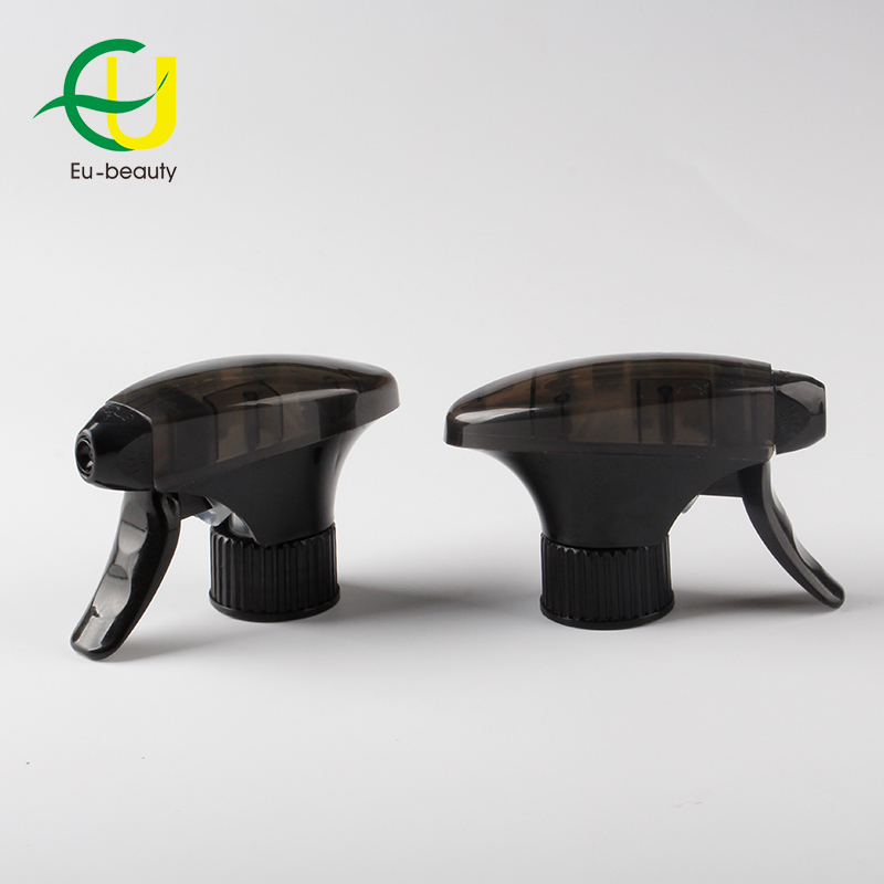 Black plastic household trigger sprayer pump