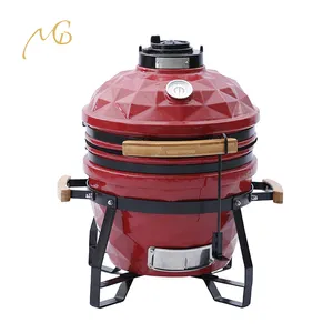 15 Kamado barbekü, barbekü ızgara, seramik Kamado