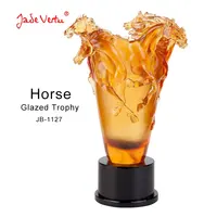 פרימיום מתנה סוס אמנות זכוכית גביע פאטה דה verre גביש גביע כוס