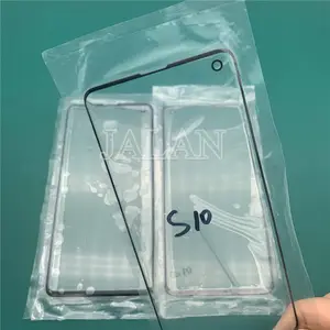 Frente de vidrio renovar piezas de reparación para Samsung S10 frente a la pantalla del panel de reemplazo de la pantalla LCD del teléfono móvil de la reparación