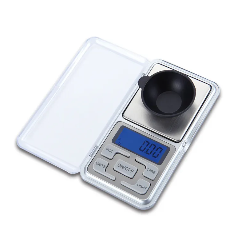 Minibáscula digital portátil para peso corporal, 2023g, 100g, digital, 0,01