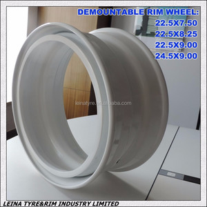 <span class=keywords><strong>Ruedas</strong></span> de camión y autobús 9,00x22,5, llantas de rueda desmontable de acero de neumático europeo - Product Image 2