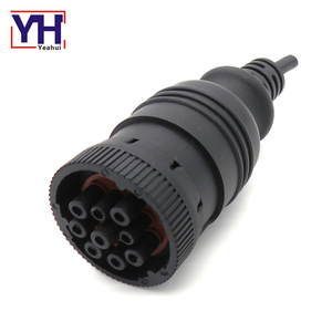 9Pin J1939 Récipient Camion Électrique Connecteur Pour Can Bus Réseau Et <span class=keywords><strong>Le</strong></span> Secteur des Véhicules Utilitaires - Product Image 1