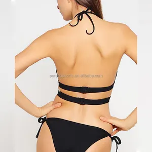 PURONG High Quality Bikinis Women Low Waist Brazilian Padded Bikinis Set Swimwear Women Beach Wear Swimsuits
