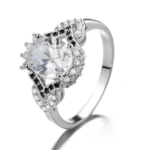 Nuovo Design di <span class=keywords><strong>Anello</strong></span> di Fidanzamento in Argento Puro 925 per Ragazze - Product Image 1