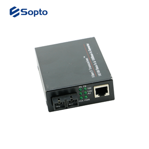Mini Convertidor de Medios de <span class=keywords><strong>Fibra</strong></span> Sopto, 1 Puerto de <span class=keywords><strong>Fibra</strong></span>, 1 Puerto <span class=keywords><strong>UTP</strong></span> RJ45 a Interfaz FC, Multimodo, 2 km, Convertidor de Medios 10/100 - Product Image 2
