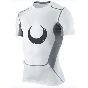 Nuevo estilo de moda de impresión de <span class=keywords><strong>la</strong></span> camiseta de t cómodo ajustada <span class=keywords><strong>gimnasio</strong></span> t camisa de <span class=keywords><strong>manga</strong></span> de <span class=keywords><strong>la</strong></span> camiseta para los hombres - Product Image 4