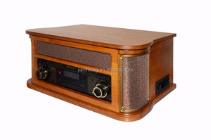 Radio vinyle vintage en bois avec lecteur <span class=keywords><strong>de</strong></span> cassette (TT15015 -1) - Product Image 2