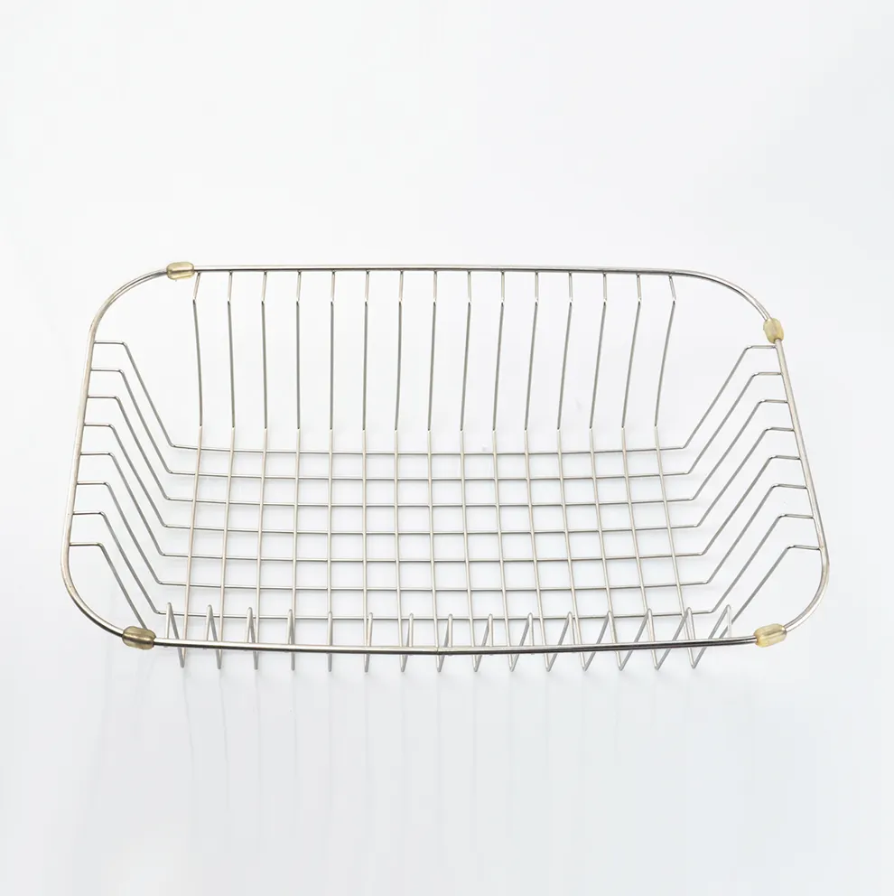 Wire metal dish kitchen stainless steel sink basket Series