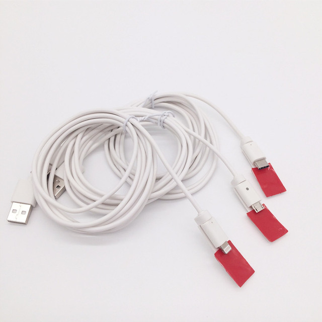 Micro-usb / Type-c / iphone Alarm and Charging Cables for Mobile Phone Tablet Security Display