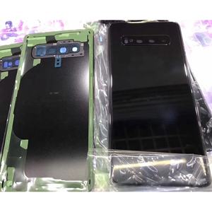 10 coques de batterie en verre pour <span class=keywords><strong>Samsung</strong></span> <span class=keywords><strong>S10</strong></span> <span class=keywords><strong>Plus</strong></span>, accessoires de haute qualité, couvercle arrière avec objectif d'appareil photo - Product Image 4