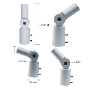 Nhôm 50Mm 60Mm 70Mm 80Mm 78Mm LED Đèn Đường Cực Cánh Tay Có Thể Điều Chỉnh Adapter Ánh Sáng Đường Phố Gắn Giá Đỡ - Product Image 4