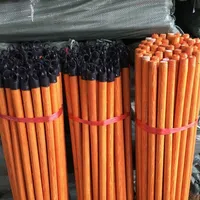 Pvc Coated Wooden Brush Stick, Wooden Broom Handle, China