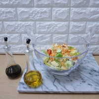 [Holar] In Taiwan Hergestellte Große Transparente Acryl-Salatschüssel
