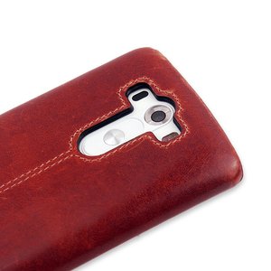 Корова Кожа Новый тонкий Дизайн Snap On Твердый Переплет Чехол Для <span class=keywords><strong>LG</strong></span> <span class=keywords><strong>G3</strong></span> - Product Image 2