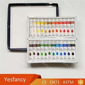 شهادة 24 colors 12 مللي النفط الطلاء مجموعات اللوحة لون النفط أنابيب للبيع - Product Image 2