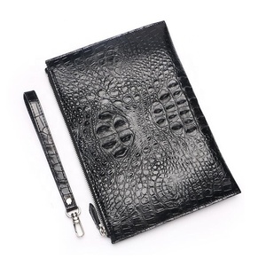 100% della fabbrica ha fatto genuino degli uomini in pelle di coccodrillo della pelle sacchetto di sera della frizione - Product Image 4