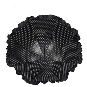 Классический Стиль Новая мода причудливая кружева УФ декоративные зонтики для взрослых с ручным управлением Прямые свадебные зонтики - Product Image 4