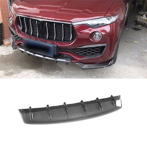 Cuerpo de fibra de carbono Kit para <span class=keywords><strong>Maserati</strong></span> Levante <span class=keywords><strong>4</strong></span> puerta 2016-2019 labio delantero divisores de ventilación Trim cubre labio trasero medio Spoiler - Product Image 4