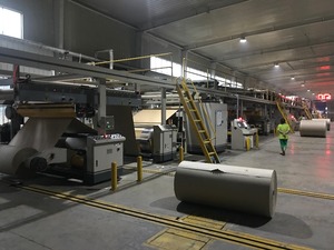 HRB ondulato linea di produzione di cartone con UN B C D E flauto 3 5 7 strato - Product Image 2