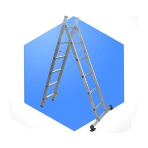 Aluminium 3 Manier Ladder Aluminium Multifunctionele Ladder Stap <span class=keywords><strong>Ladders</strong></span> - Product Image 1