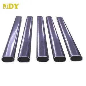 Tube High Quality Furniture Hollow Chrome Steel 12 Oval Zinc Plated or Chrome Plated or Plain up to 6 Meters / Pcs 0.6 - 2.5 Mm