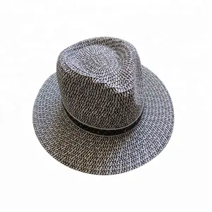 Chapeau hombique de luxe pour hommes, de style formel, en papier, paille, porc, soleil, été