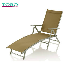 Clásico de aluminio jardín piscina plegable Marina Silla de cubierta de sillas de playa cubierta - Product Image 3