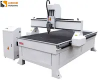 Honzhan-máquina de grabado para procesamiento de madera, enrutador CNC de 4 ejes de buena calidad, funciona con controlador NCstudio, precio barato