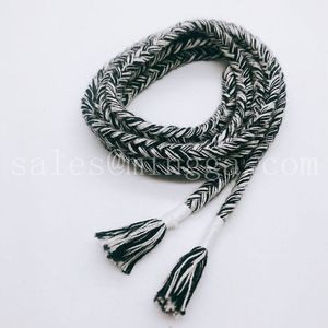 Cordon tressé décoratif pour vêtement en coton <span class=keywords><strong>macramé</strong></span>, cordon pour capuche, 20 cordons - Product Image 3