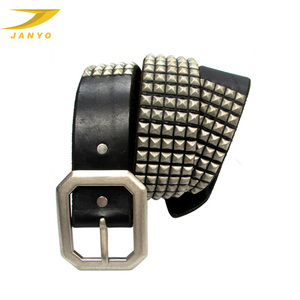 2021 CINTURÓN DE <span class=keywords><strong>HOMBRE</strong></span> Cinturón de cuero con tachuelas de estilo vaquero de alta calidad a granel Cinturones de cuero sólido para <span class=keywords><strong>hombre</strong></span> - Product Image 4