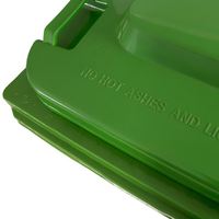 Poubelle en plastique unique 240 l, livraison directe depuis l'usine chinois, vert, XDPC