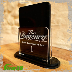 Ecológico A4/A5/1/3 restaurante menú estante de exhibición soporte extraíble para publicidad - Product Image 2