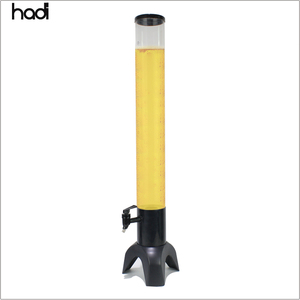 Distributeur de bière à tirage vertical portable avec fond <span class=keywords><strong>en</strong></span> ABS triangulaire commercial, 3L, avec tube à glace LED, pour bar - Product Image 6