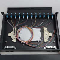 Panel de Conexiones de Fibra Óptica de 24 Núcleos LC, Completo, 1U, 19'', Montaje en Rack, Tipo Cajón Deslizante de Carga Completa